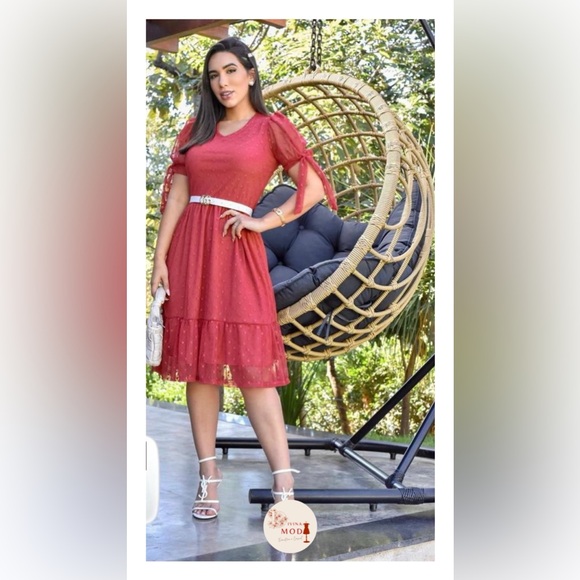 Poa Midi Dress - Picture 2 of 2